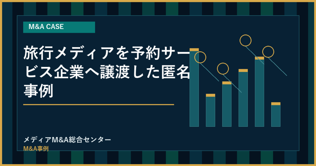 旅行メディアを予約サービス企業へ譲渡した匿名事例のアイキャッチ画像