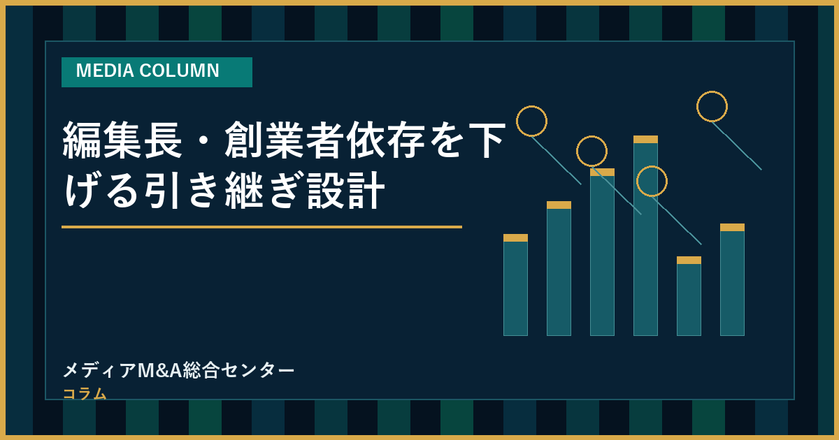 編集長・創業者依存を下げる引き継ぎ設計のアイキャッチ画像