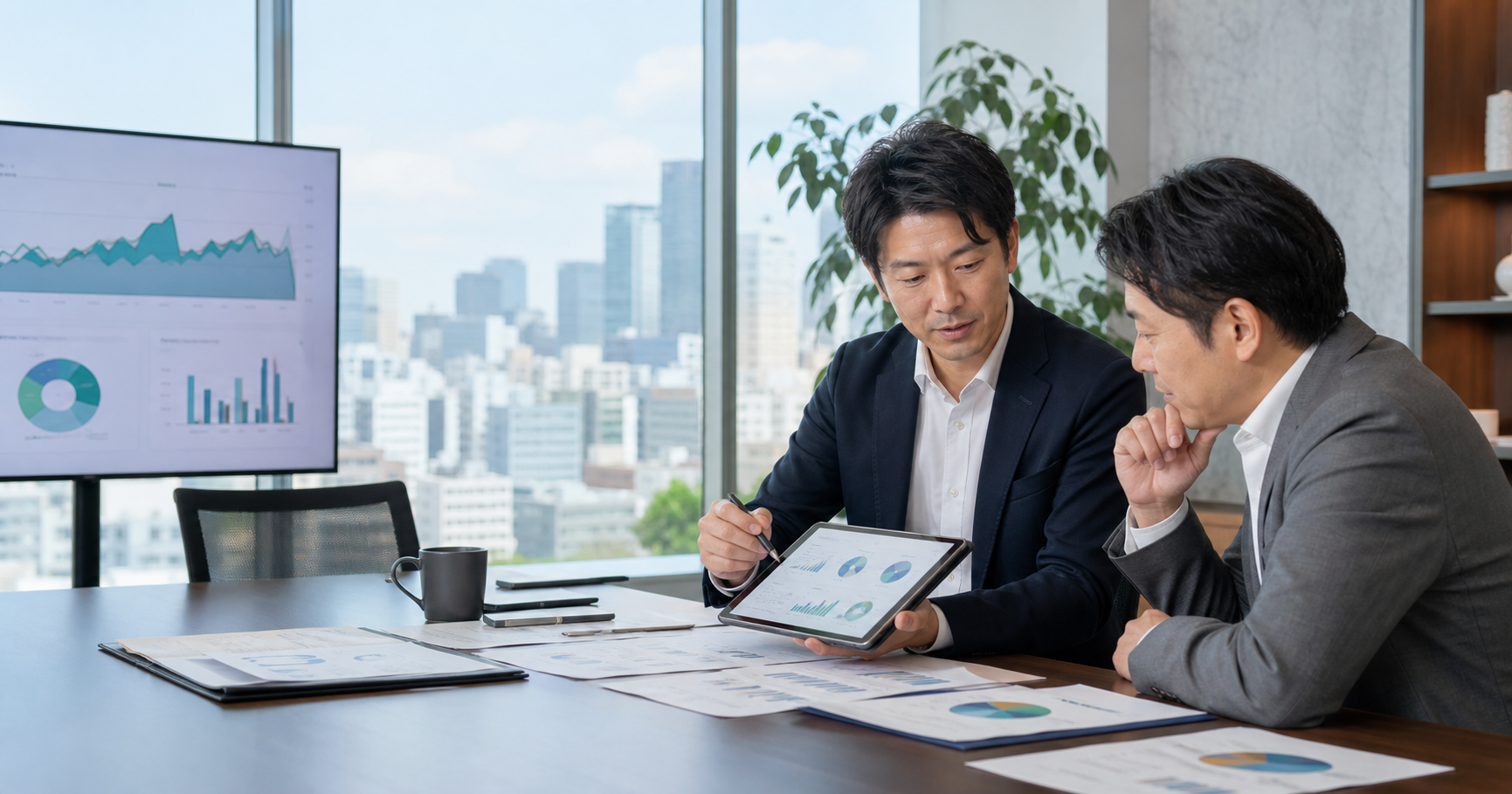 大阪 メディア M&Aの事業承継と媒体価値評価を相談するビジネスイメージ
