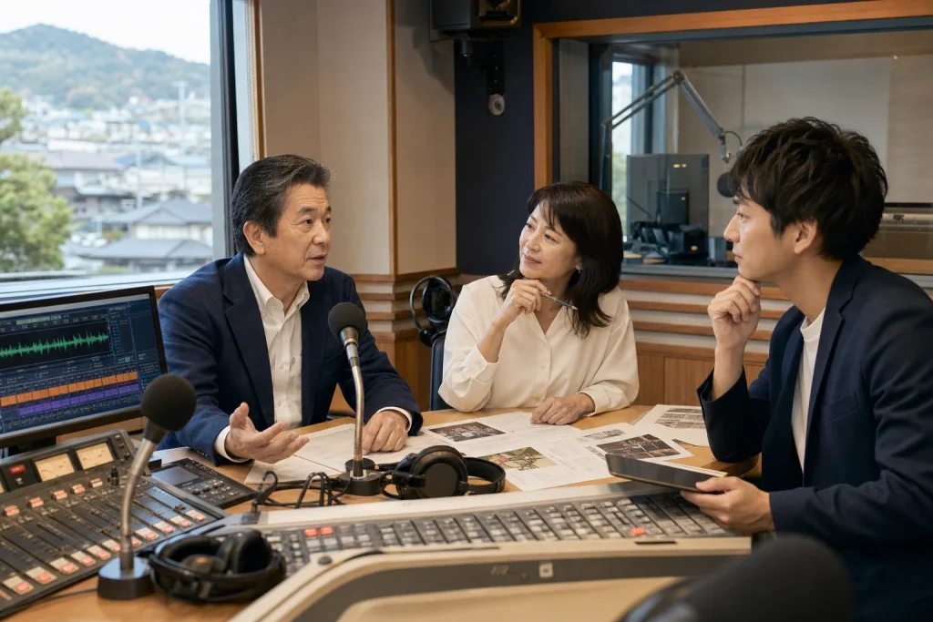 ラジオ局事業承継で番組と放送体制の将来を協議する関係者