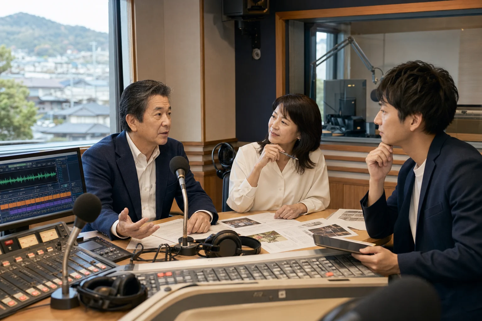 ラジオ局事業承継|番組と放送体制の将来を協議するメディア関係者