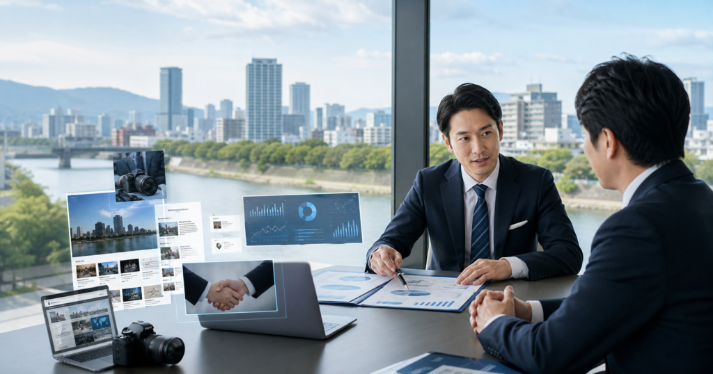 広島 メディア M&Aの事業承継と企業価値評価を相談するイメージ